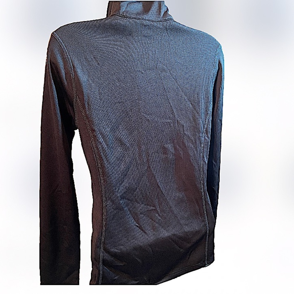 Spyder Women’s Black Pullover Zip Mock Neck Running Activewear Top. - Picture 2 of 8